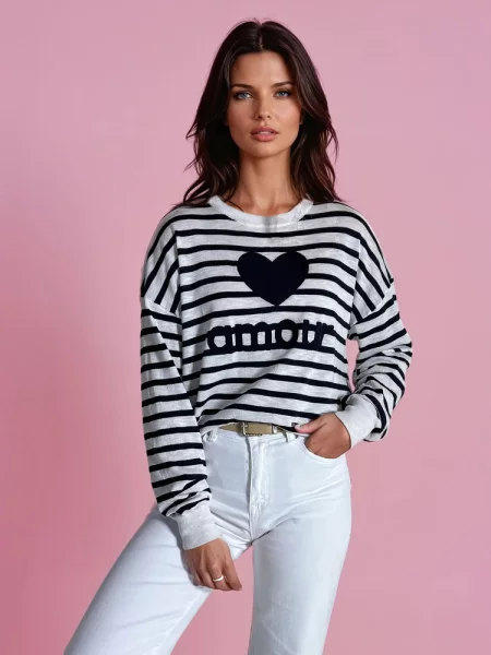 Sweter NOVES Dstreet granatowy