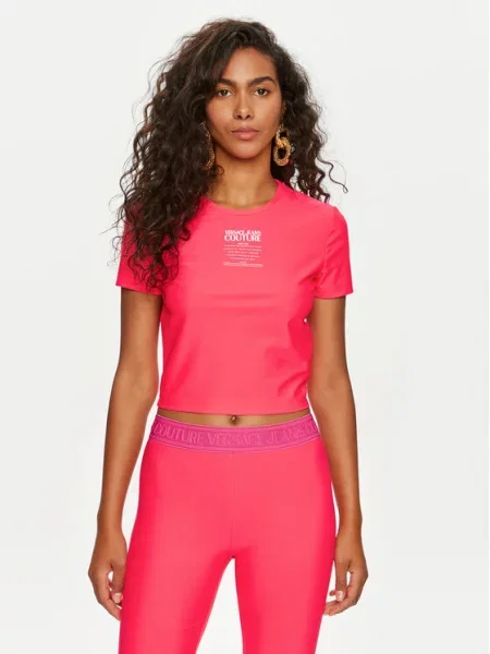 Majica Versace Jeans Couture roza