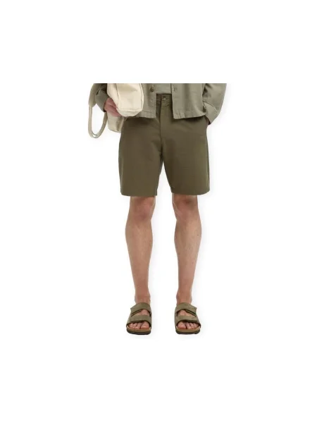 Pantaloni scurți Selected verde