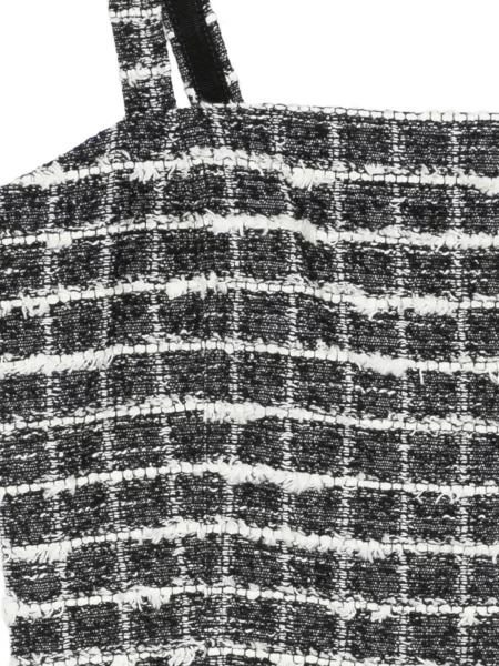 Top Iceberg w kratę czarny