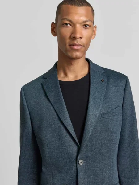 Marynarka o kroju slim fit z domieszką lyocellu model Nick' Zuitable