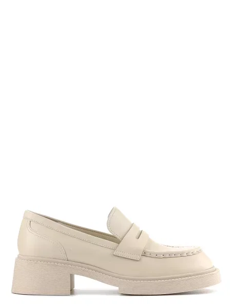 Шкіряні Лофери LeBERDES молочний