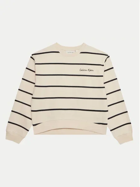 Mikina Calvin Klein Jeans bílá