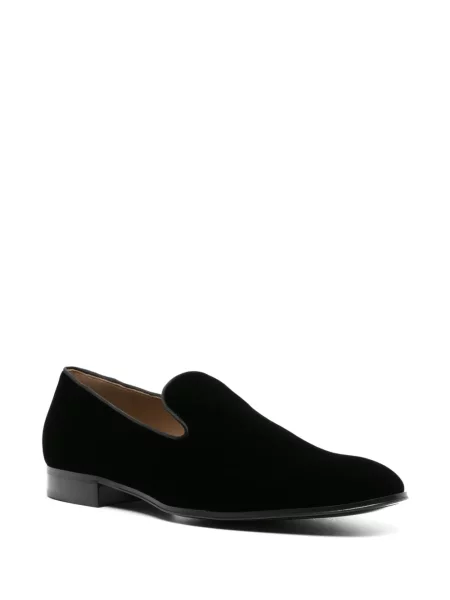 Loaferiai Gianvito Rossi velvetinės juoda