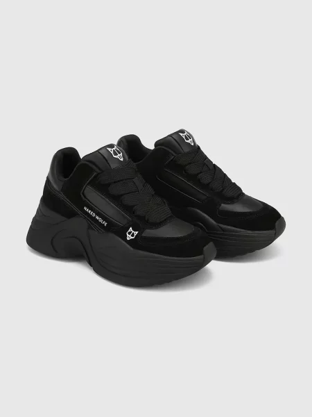 Naked Wolfe Sneakers Temple μαύρο