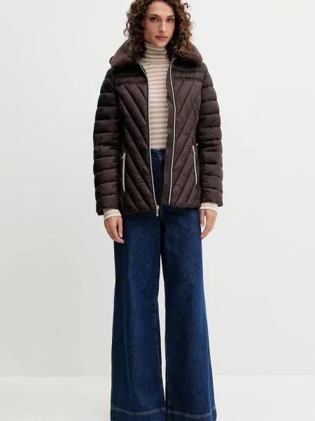 MM longsleeve z dodatkiem wełny BLASY z golfem beżowy