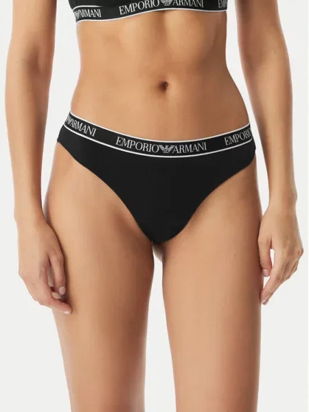 Souprava brazilských kalhotek Emporio Armani Underwear černé