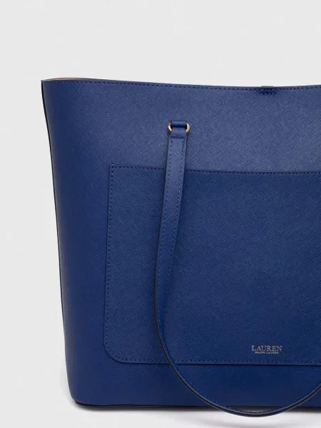 Lauren Ralph Lauren bőr táska barna