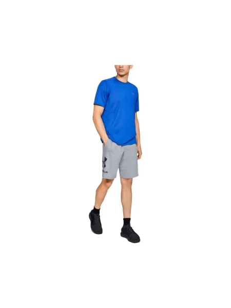Pantaloni Under Armour cu autograf gri