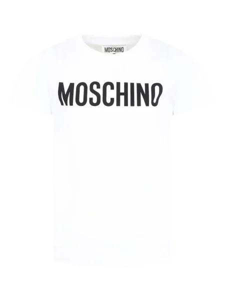 Koszulka dziecięca Moschino biała