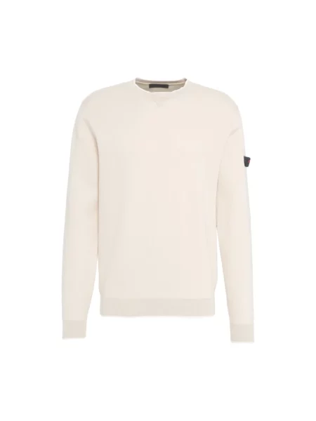 Dzianinowa bluza nierozpinana Peuterey beżowa