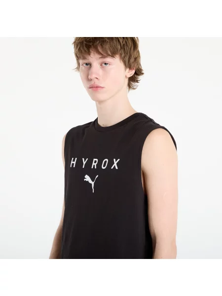 Tréninkové tričko PUMA Hyrox Cutoff Tank black černé