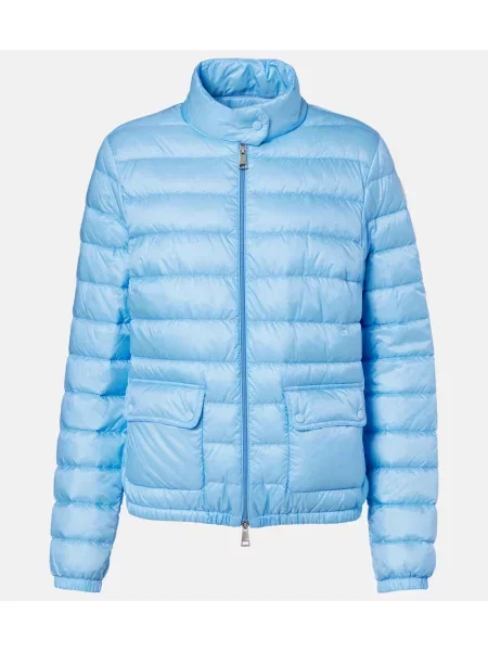 Matlasat geacă cu puf Moncler albastru