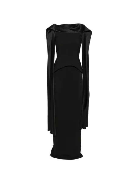 Maxi ruha Solace London fekete