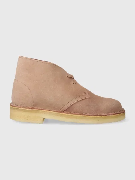 Замшеві дезерти Clarks Originals бежеві