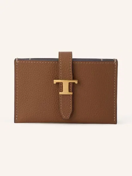 Tod's Peněženka T Timeless / zlatá hnědá