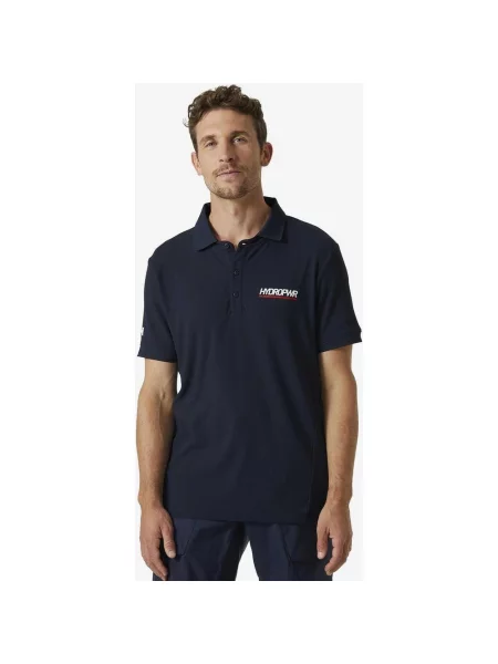 Koszulka polo z krótkim rękawem Helly Hansen HP Race w kolorze granatowym S niebieska