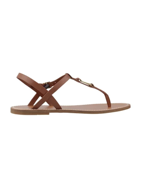 Chiloți Tommy Hilfiger din piele maro
