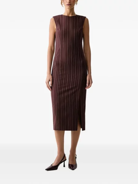 Rochie Patrizia Pepe fără mâneci maro