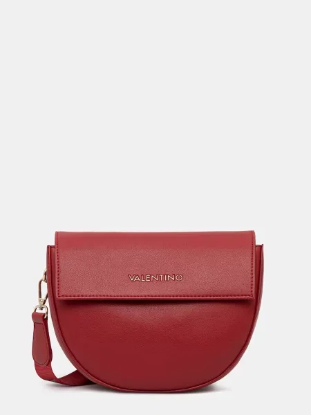 Valentino Bags τσάντα κρουασάν γυναικεία από απομίμηση δέρματος κόκκινο