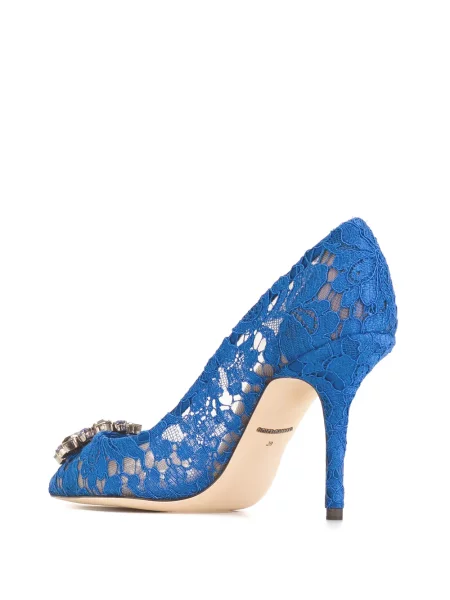 Krajkové lodičky Dolce & Gabbana modré