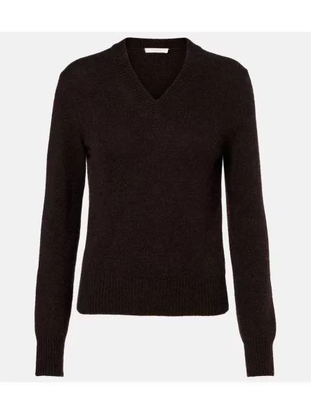 Top The Row din cașmir maro