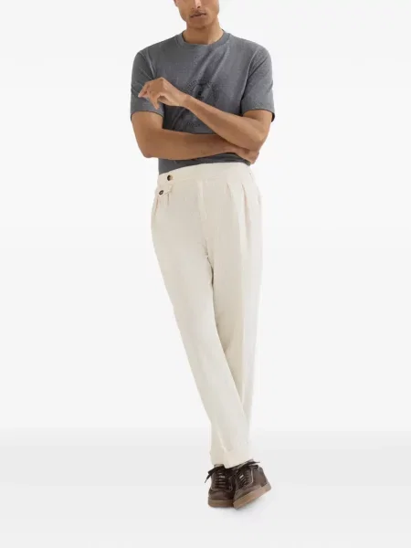 Pantaloni Brunello Cucinelli de catifea cord