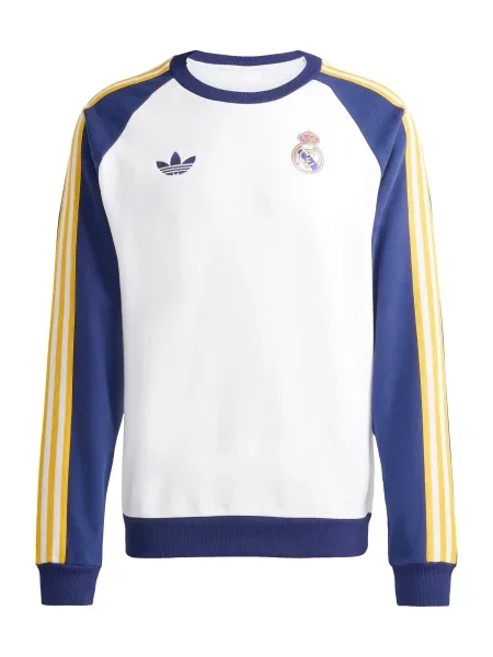 ADIDAS PERFORMANCE Hanorac sport REAL albastru marin / galben alb