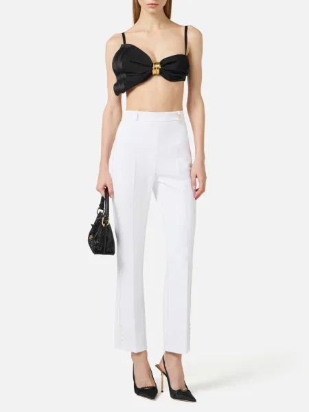 Брюки Elisabetta Franchi белые