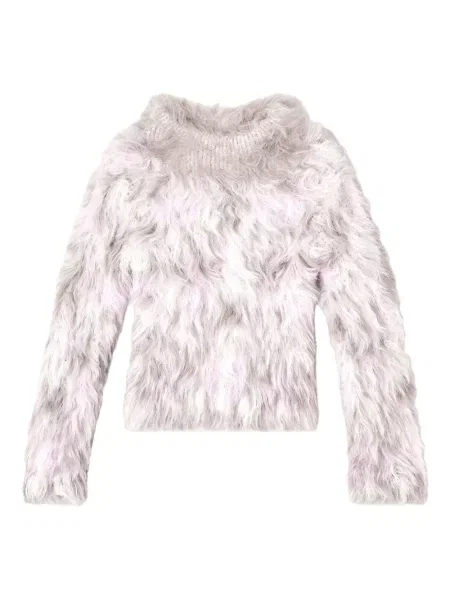 Ilgas megztinis Diesel balta