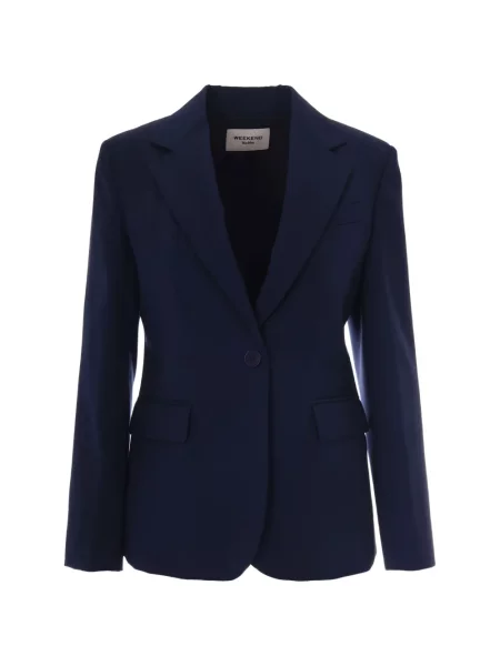 Sacou Max Mara de lână albastru