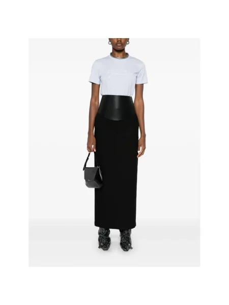 Haftowana koszulka Givenchy niebieska