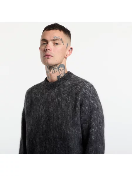Sweater Calvin Klein Jeans Ls Brushed Alpaca Om Black L črna