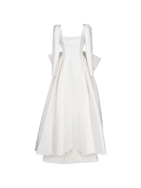 Lung rochie maxi Marco Gabrielli Atelier cu funde alb