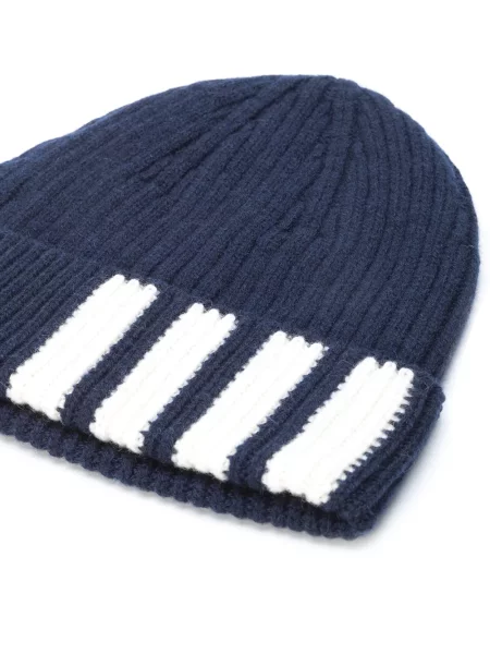 Pruhovaný čepice Thom Browne modrý