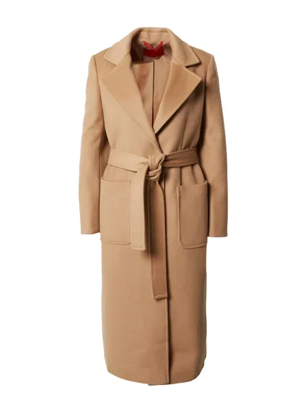 MAX&Co. Palton de primăvară-toamnă RUNAWAY deschis maro