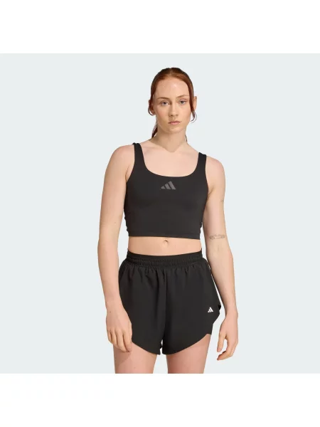 ADIDAS PERFORMANCE Sutien sport Power gri negru