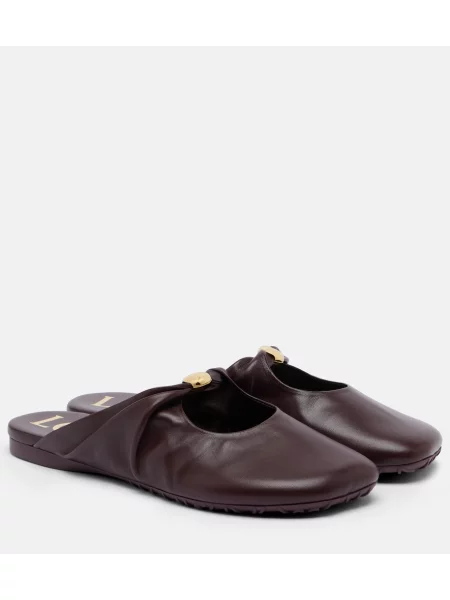 Papuci tip mules Loewe din piele