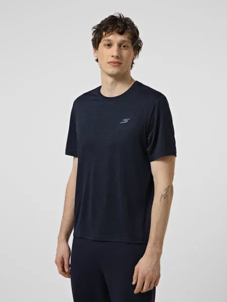 Спортивна футболка Skechers темно-синій синя