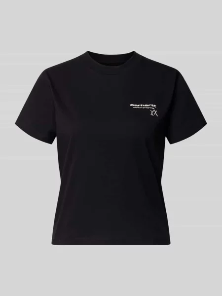 T-shirt z detalem z logo Carhartt Work In Progress czarna