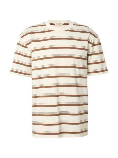INDICODE JEANS Tricou Teams fildeş maro