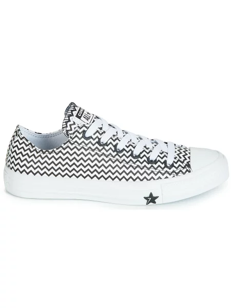 Pantofi Converse din piele alb