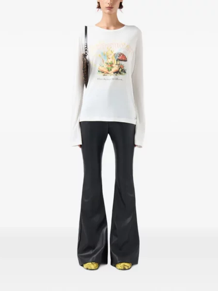 Pantaloni Gcds din piele negru