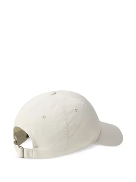 Polo Polo Ralph Lauren με κέντημα με στρογγυλή λαιμόκοψη λευκό