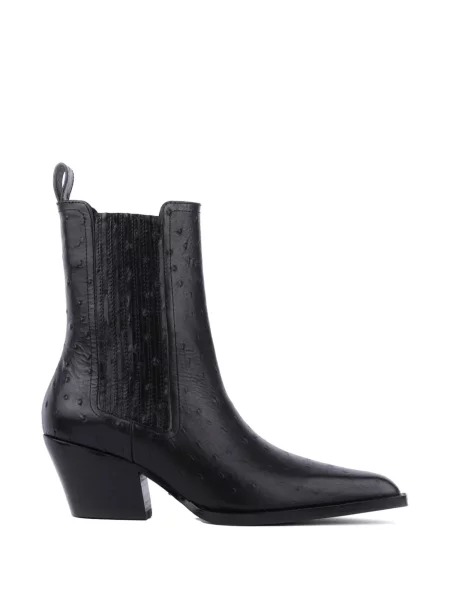 Botine Lola Cruz din piele negru