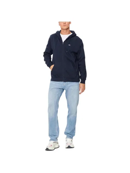 Mikina Tommy Jeans modrá
