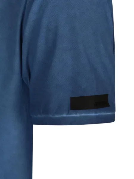Tricou Rrd din țesătură twill albastru