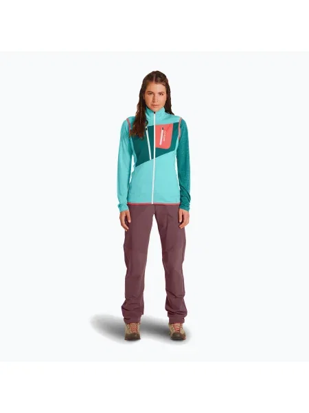 Olcsóbban. Női ORTOVOX Fleece Grid mellény jég vízesés. Méret: L kék
