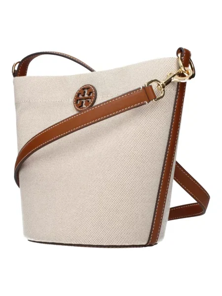 Torebka Tory Burch skórzana beżowa