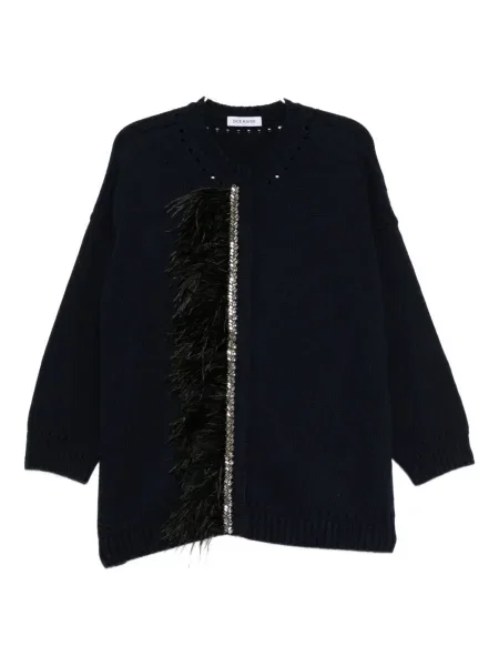 Cardigan Dice Kayek de cristal albastru